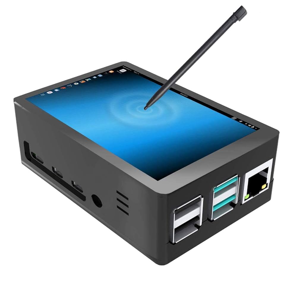 Raspberry Pi 4 B 4GB + 3.5モニターケース付 + 本 Raspberry Pi 4 B 4GB + 3.5モニターケース付 + 本